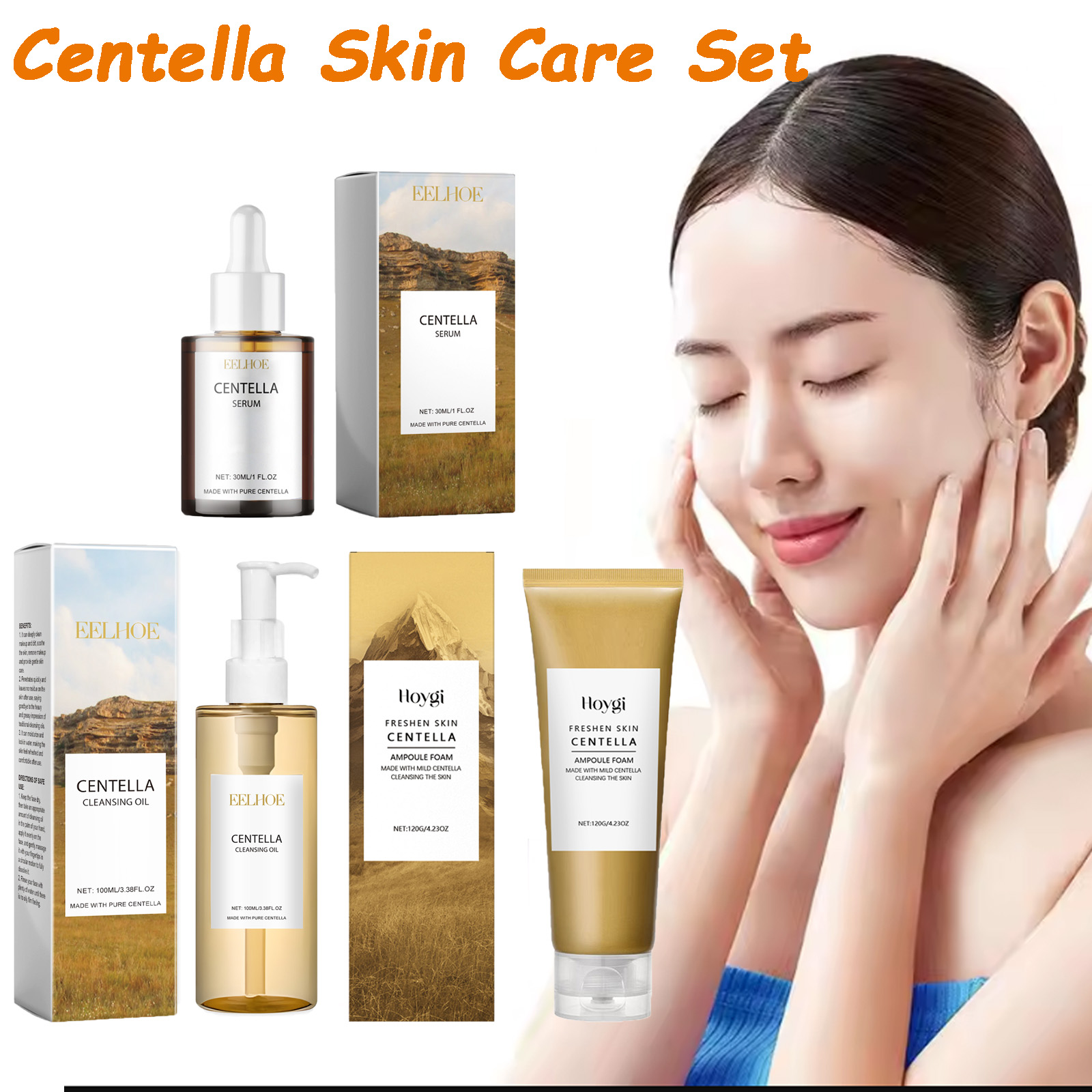Centella Skin Care Set Centell - Skincare Garnier ulasan dan harga