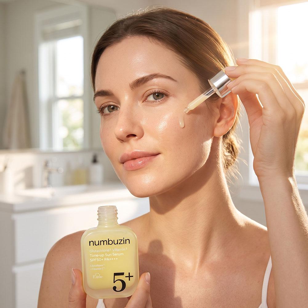 Numbuzin 5+ Glutathione Vitami - Ferulic Acid Serum ulasan dan harga