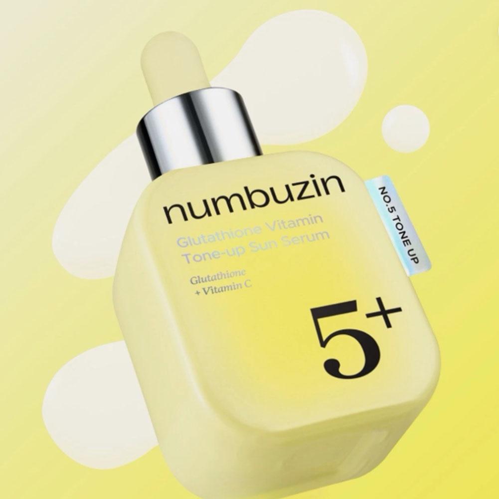 Numbuzin 5+ Glutathione Vitami - Ferulic Acid Serum ulasan dan harga