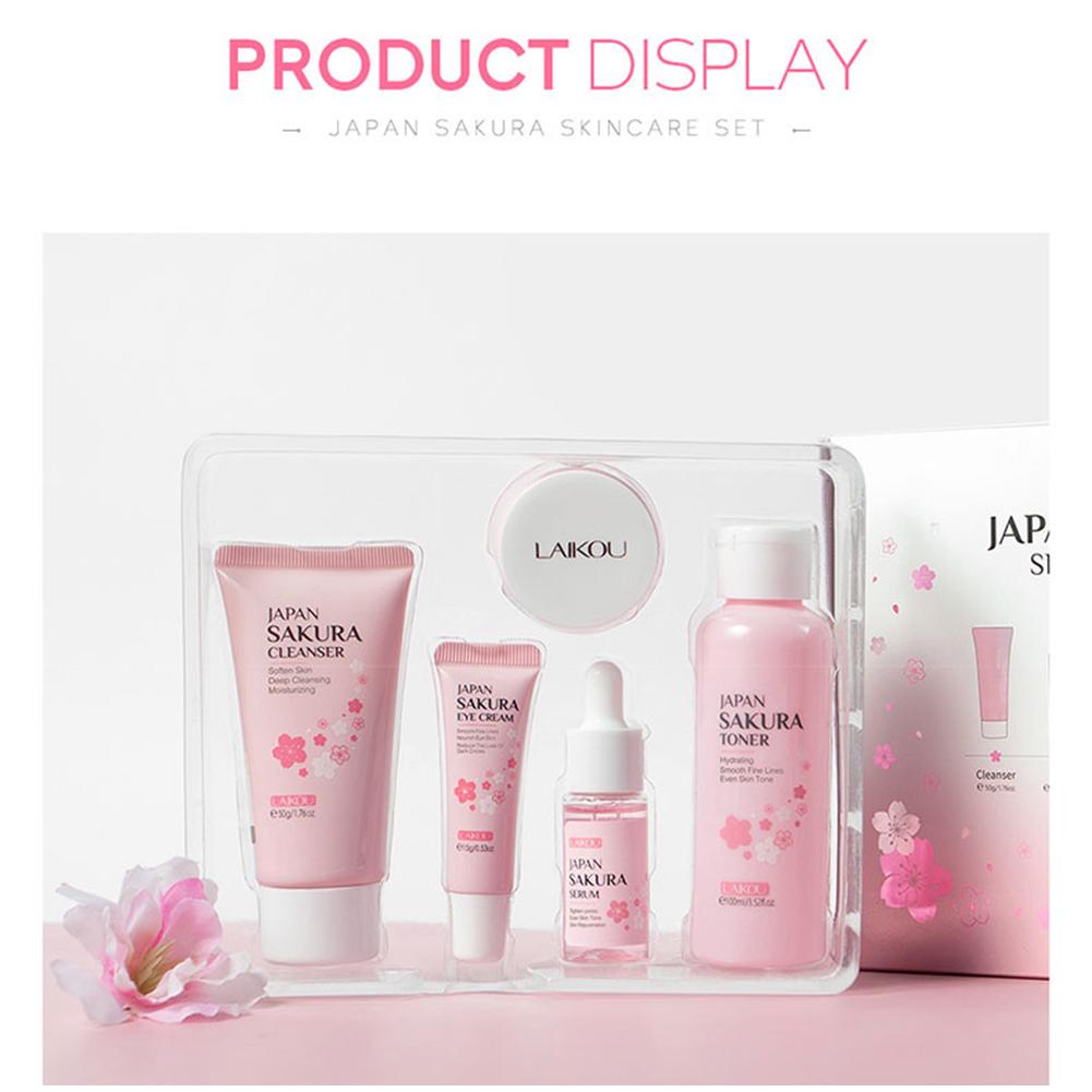 5/3pcs/Set Sakura Skin Care Se - Skincare Garnier ulasan dan harga