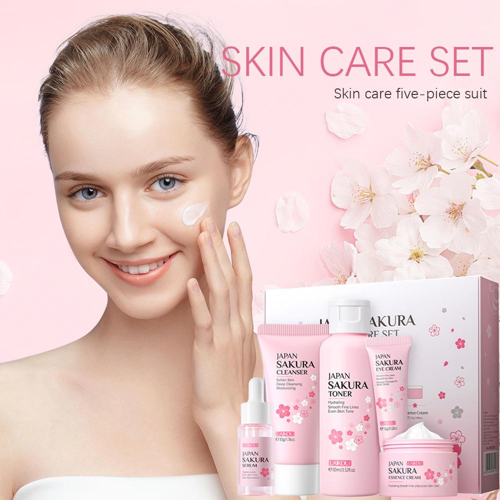 5/3pcs/Set Sakura Skin Care Se - Skincare Garnier ulasan dan harga