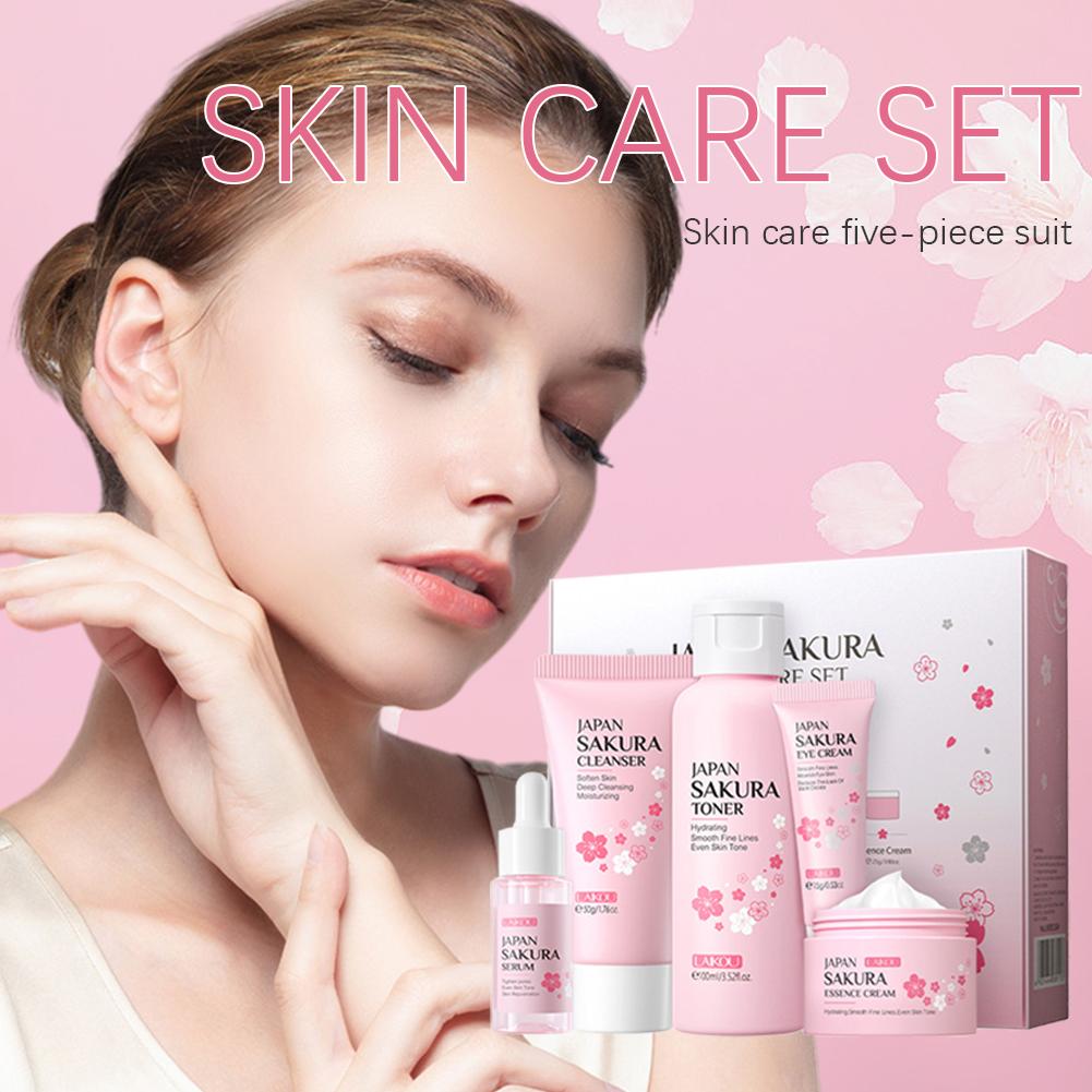 5/3pcs/Set Sakura Skin Care Se - Skincare Garnier ulasan dan harga